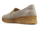 Półbuty damskie na a la plecionej podeszwie - AXEL 1907, beżowe