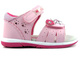 Sandałki dziecięce z kotkiem - American Club DR 22/21(22) 29/22, różowe
