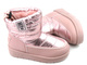 Śniegowce dziecięce ze ściągaczem - BIG STAR  KK374219, różowe