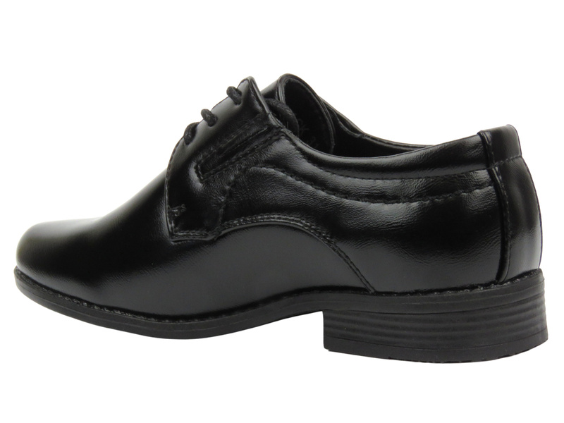 Eleganckie półbuty dziecięce, buty komunijne - Unisoft 24DZ26-6776, czarne