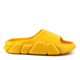 Sportowe klapki damskie na grubej podeszwie - Big Star LL274591, żółte