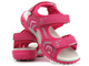 Sandały dziecięce ze skórzaną wkładką - AMERICAN CLUB HL 05/21, fuksjowe