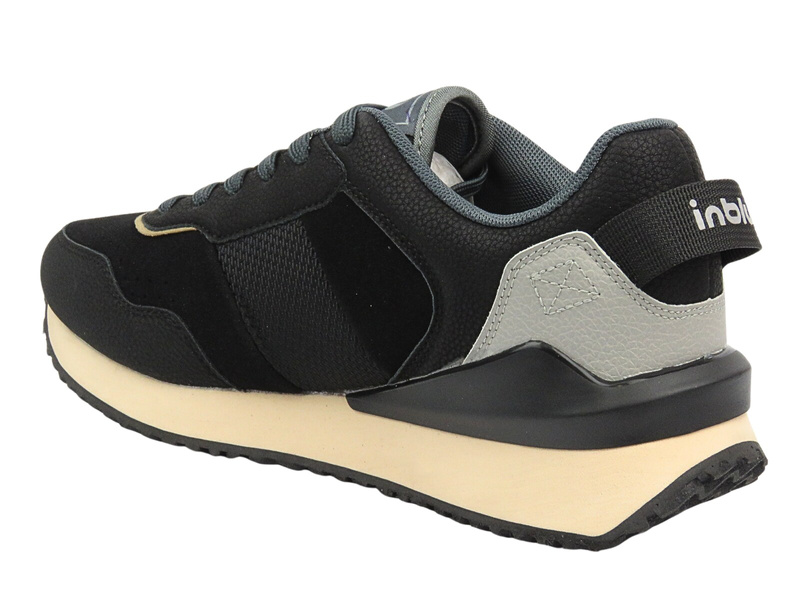 Sznurowane buty sportowe męskie czarne Inblu IU-15