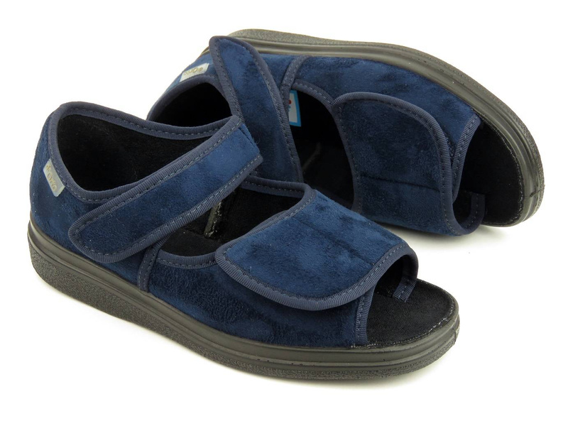 Sandały damskie profilaktyczno-zdrowotne Befado dr Orto 989D004, granatowe