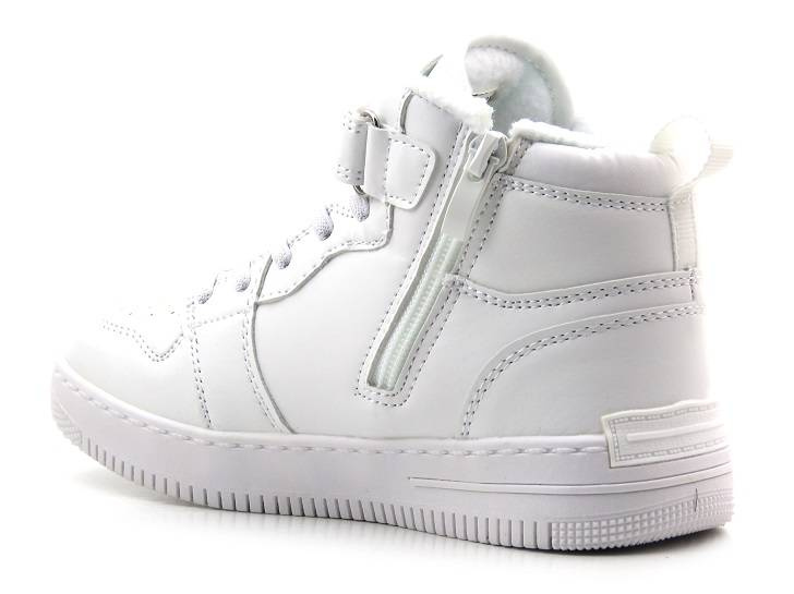 Buty sportowe dziecięce na zimę - AMERICAN CLUB ES103/22, białe