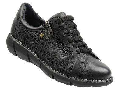 Sneakersy damskie, półbuty czarne Maciejka P7238-01/00-1