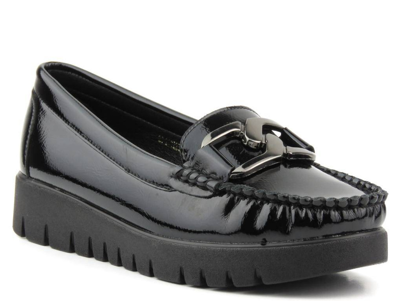 Eleganckie lorafersy damskie - Potocki 23-21022BKP, czarne 