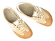 Damskie buty barefoot z naturalnej skóry Helios Komfort 469, jasny brąz 
