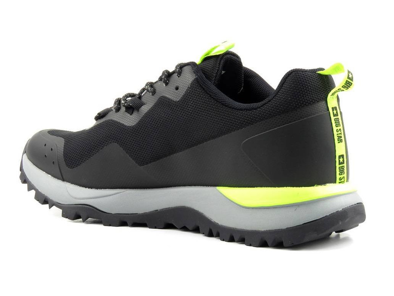 Buty męskie sportowe z technologią dostosowania do stopy - BIG STAR HH174337, czarne