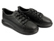 CZARNE SNEAKERSY DAMSKIE - VENEZIA D010LEBLOSP048, czarne