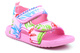 Piankowe sandały dziecięce na rzepy - American Club NH 85/23 NH 86/23, różowe
