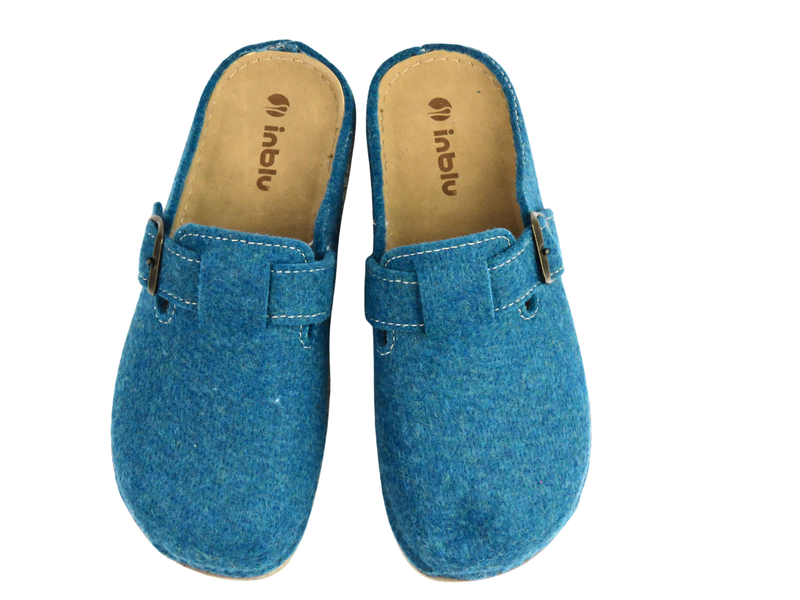 Kapcie damskie renomowanej marki Inblu ED-19, niebieskie