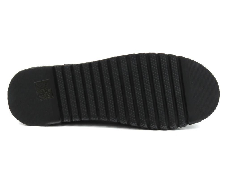 Loafersy damskie z ozdobną cholewką - VENEZIA 1700219R89, czarne