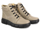 Ocieplane botki damskie sportowe - HELIOS Komfort 562S, cappuccino