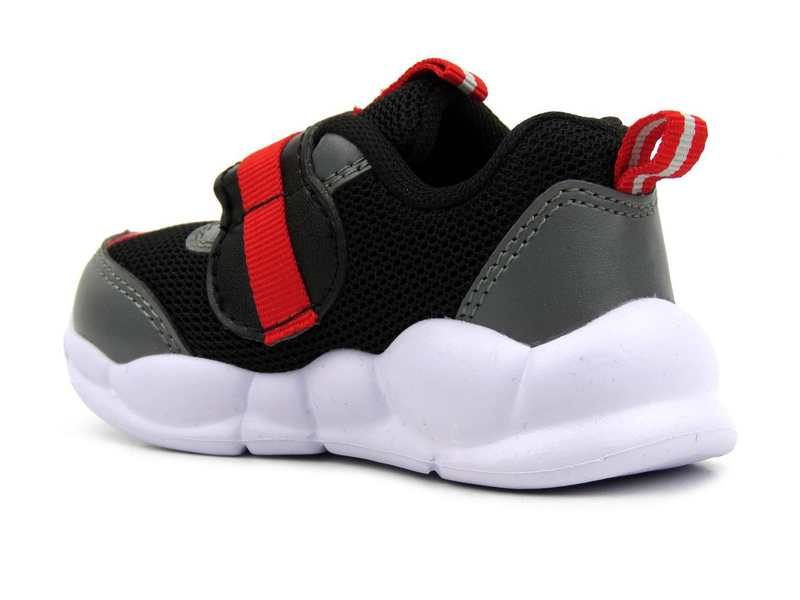 Buty sportowe dziecięce z samochodem - BEFADO 516P096, czarne