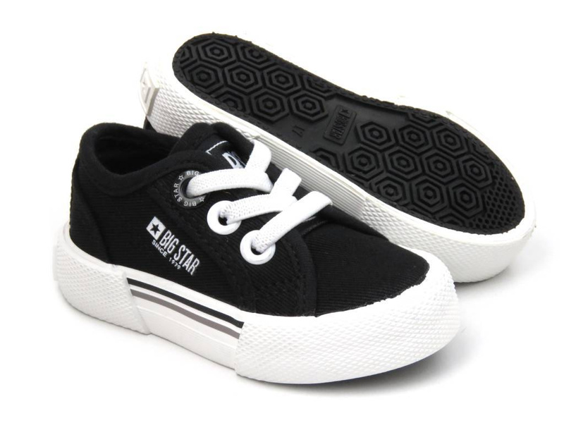 Trampki dziecięce, buty sportowe Big Star JJ374164, czarne
