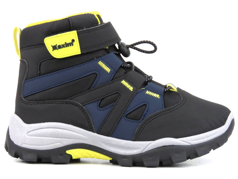 Trzewiki, buty sportowe zimowe dla chłopca - AXIM 23017, czarne