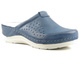 Wygodne klapki damskie, chodaki - HELIOS Komfort 281, granatowe
