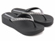 Japonki damskie na platformie - Ipanema 83307, czarne