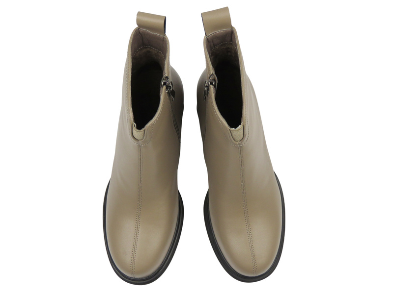 Botki damskie Cambell 25-60304, beżowe