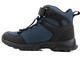 Wysokie trekkingi damskie z tkaniną Soft Shell - AMERICAN CLUB WT66/21(22), granatowe