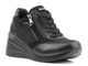 Adidasy damskie na koturnie - INBLU IN001298, czarne