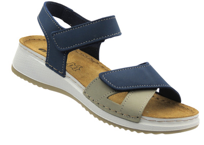 Sandały damskie niebieskie INBLU SD-1KU