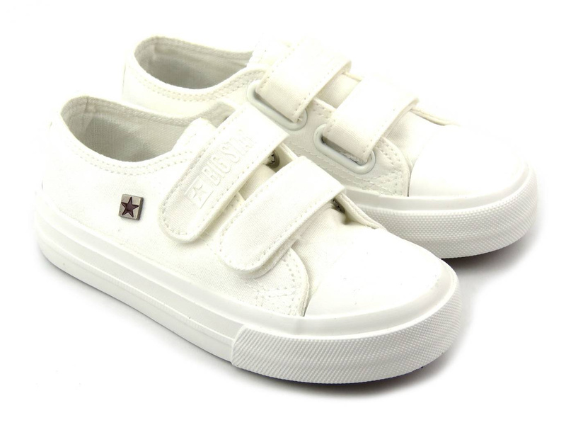 Trampki, buty sportowe dziecięce BIG STAR FF374096, białe