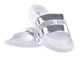 Klapki damskie z efektem holo - BIG STAR HH274A043, srebrne