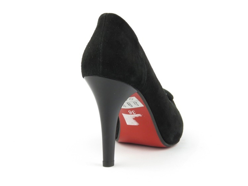 Zamszowe czółenka na szpilce - ZYCH&STASZEWSKI 2030, czarne