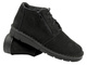 Wygodne botki damskie z miękkiej skóry - Nika Komfort 1388, czarne