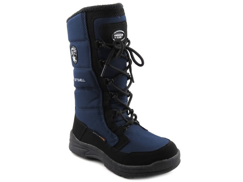 Śniegowce dziecięce granatowe AMERICAN CLUB SN12/20