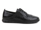 Sneakersy damskie ze skóry naturalnej- VENEZIA 234419-1, czarne