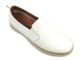 Skórzane półbuty damskie - Artiker 54C0642, biały