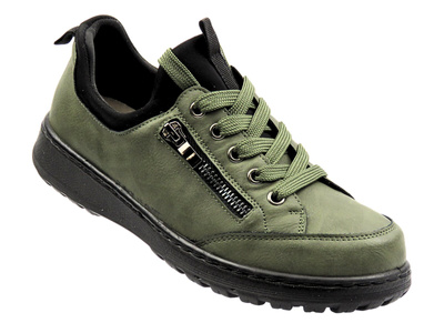 Sportowe półbuty damskie zielone Potocki 25-90359