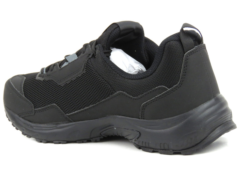 Klasyczne sneakersy męskie - AMERICAN CLUB WT138/23, czarne