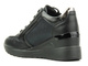 Czarne buty damskie sportowe na koturnie - INBLU IN000243