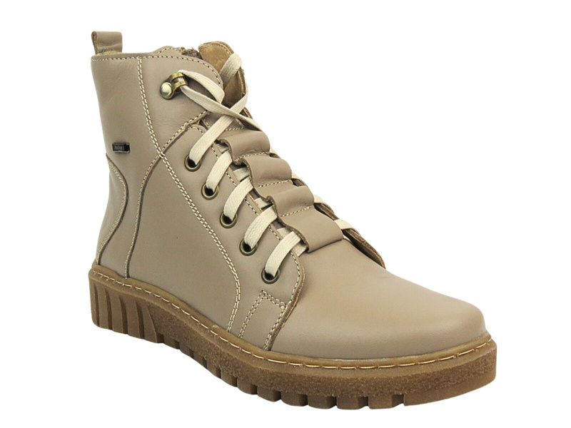 Trapery damskie ocieplane Helios Komfort 577, cappucino