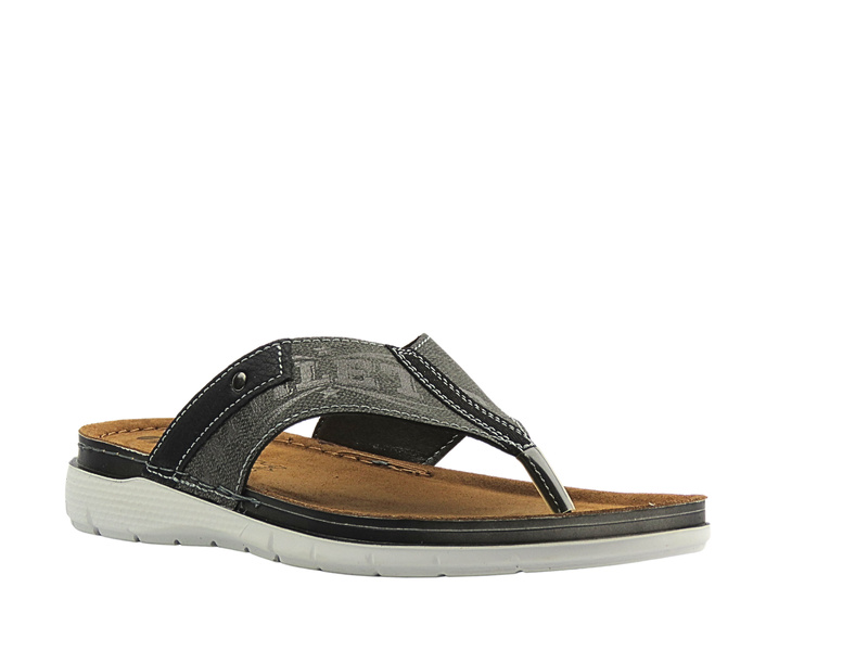 Klapki japonki męskie szare INBLU VI-1E