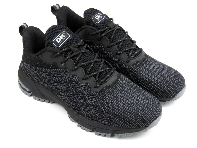 Lekkie sneakersy męskie, adidasy DK VB16759, czarne