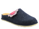 Kapcie damskie filcowe skóra naturalna Inblu CS-43 Granatowe