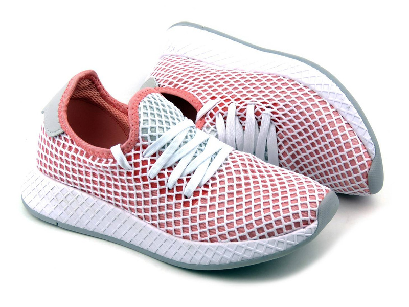 Buty sportowe, adidasy damskie - AMERICAN CLUB SP 06/20, biało-różowe
