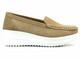 Zamszowe mokasyny damskie na grubej podeszwie - Artiker 52C1759, beżowe