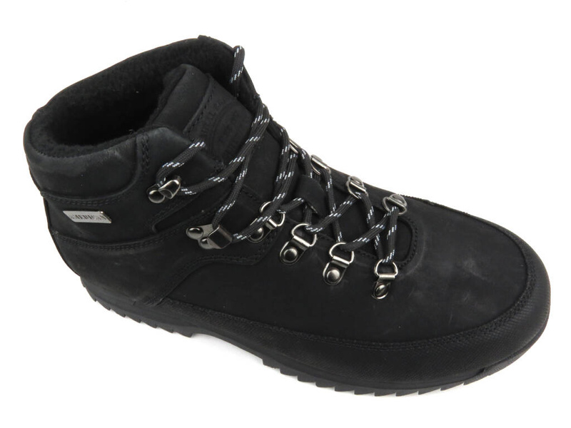 Trekkingi, buty zimowe męskie z ciepłą wyściółką - AMERICAN CLUB CY 92/23, czarne