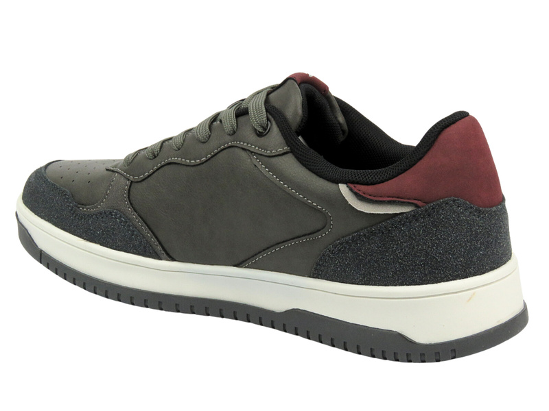 Sznurowane buty sportowe męskie szare Inblu IU-14