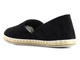 Espadryle damskie z wyciętą cholewką - N.E.W.S. 20TX02-2416, czarne