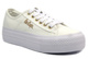 Trampki damskie na platformie - Lee Cooper LCW-24-31-2725, białe