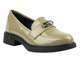 Eleganckie półbuty damskie Vinceza 58409, khaki lakierowany