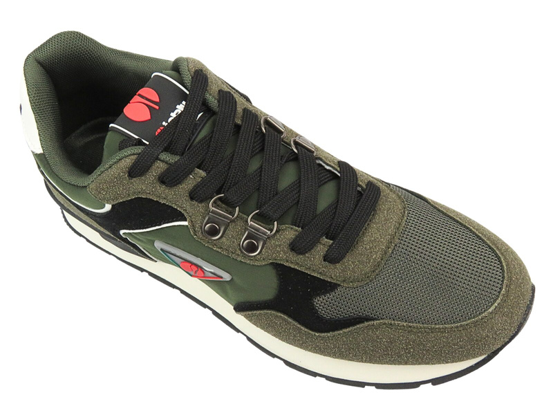 Sznurowane buty sportowe męskie zielone Inblu IU-16 
