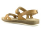 Wygodne sandały damskie polskiej produkcji - HELIOS Komfort 282, jasnobrązowe